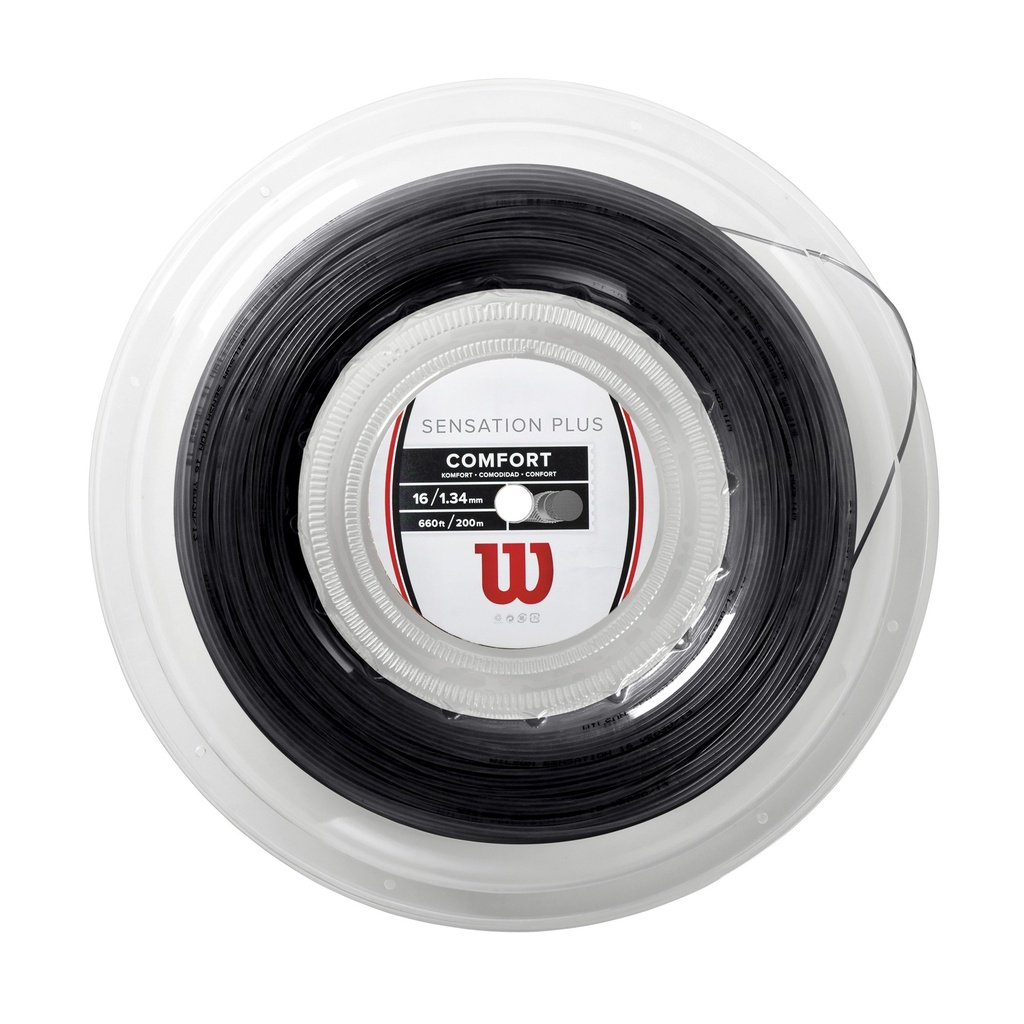 Cordaje Wilson Sensation Plus Bobina 200m Negro
