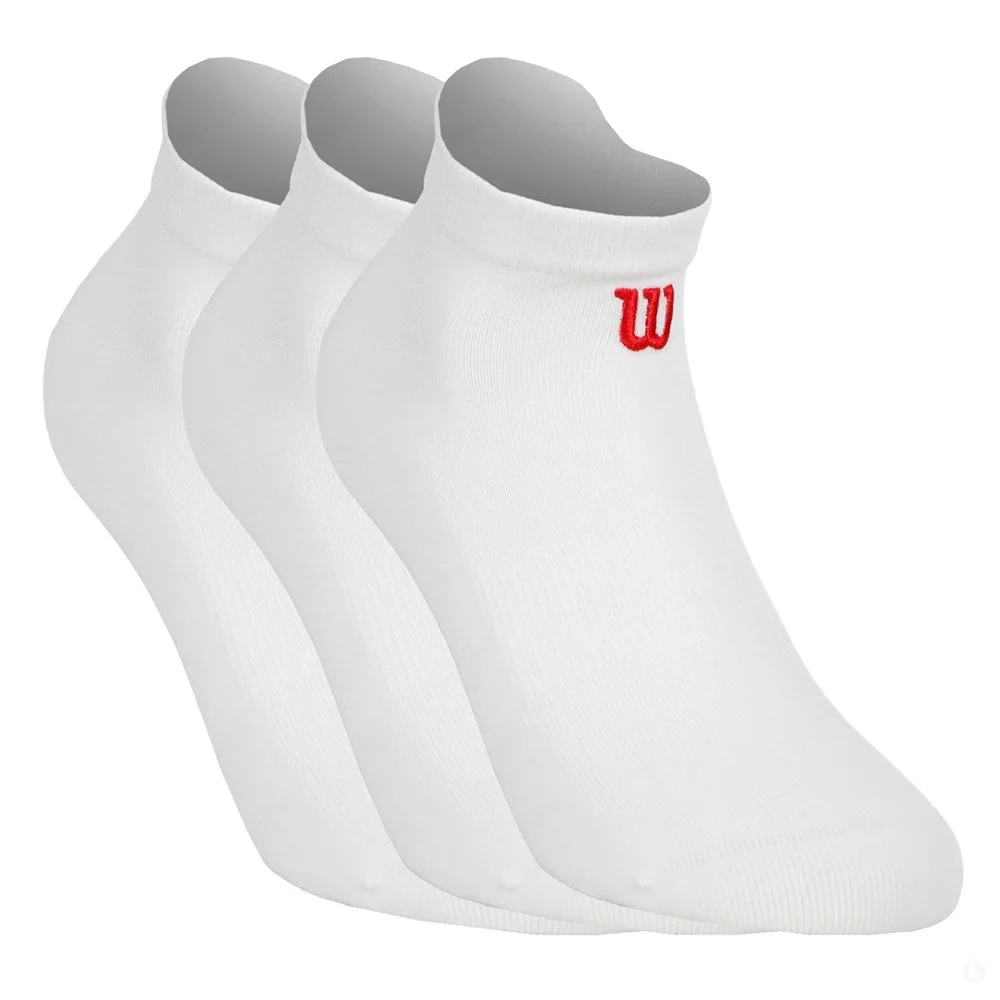 Calcetines Wilson U Tobilleros 3 Pares Blanco