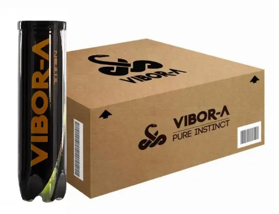 Pelotas Pádel Vibor-A Titán 24 Botes de 3 pelotas