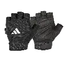 Guantes Entrenamiento adidas Essential Aeroready Ajustables Negro/Blanco