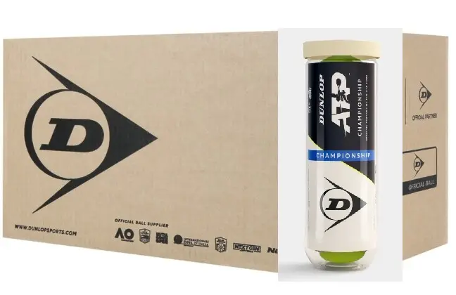 Pelotas Tenis Dunlop ATP CHAMPIONSHIP B3 24 Botes de 3 pelotas