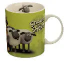 Taza de Porcelana Oveja Shaun Verde