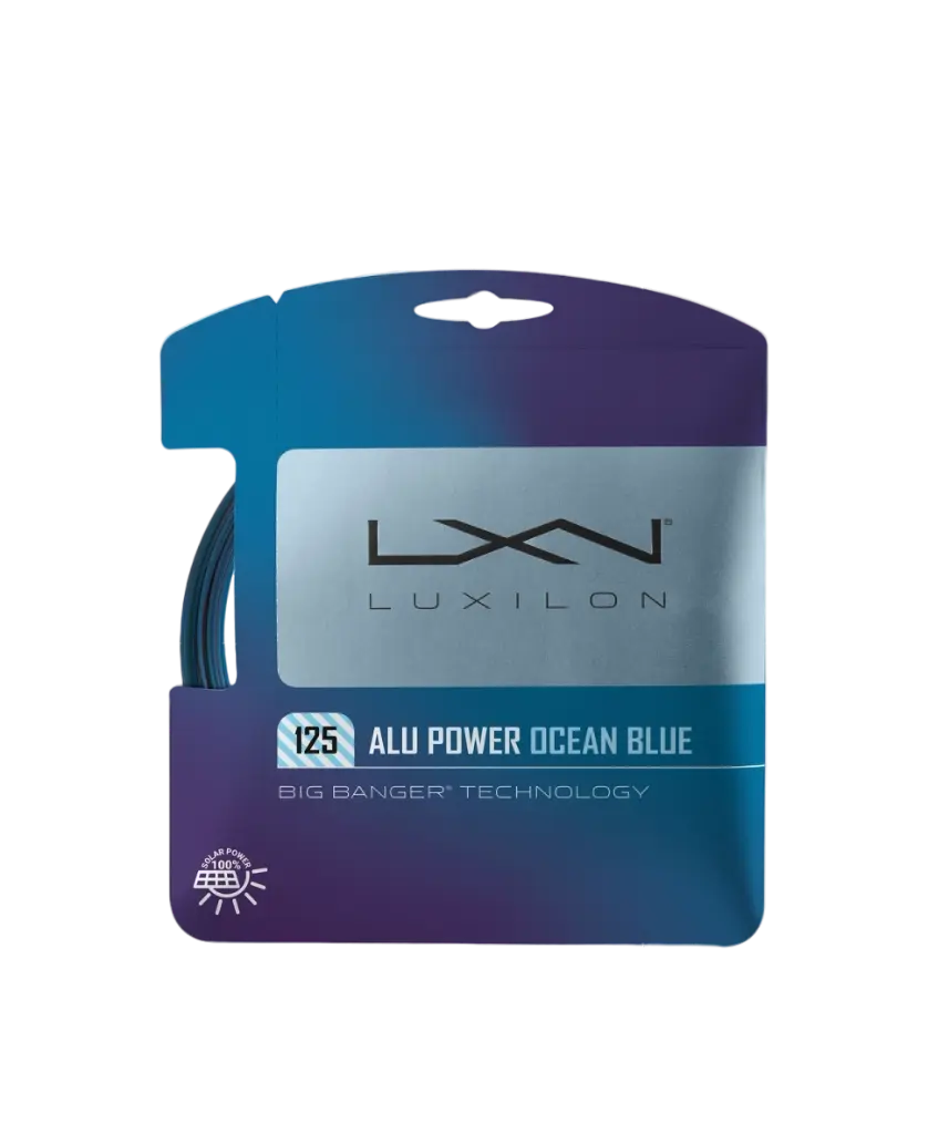 Cordaje Tenis Luxilon Ocean Blue 1.25mm Set 12m Azul