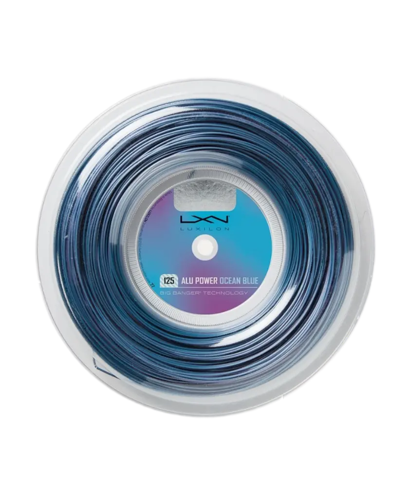 Cordaje Tenis Luxilon Ocean Blue 1.25mm 200m Azul