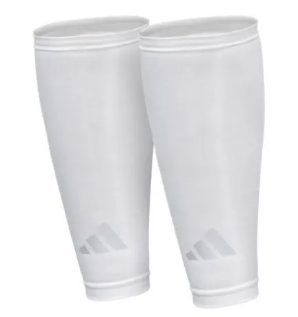 Manguitos de Compresión Pantorrilla adidas Aeroready Fitness Training Blanco