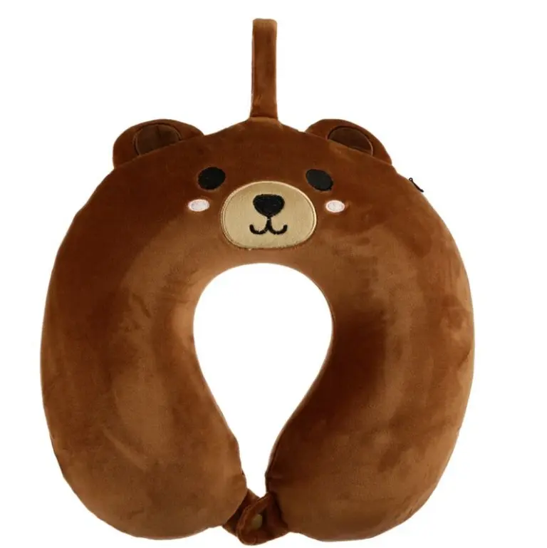 Almohada de Viaje con Memoria de Forma Oso Adoramals Relaxeazzz