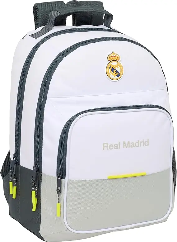 Mochila Doble Adaptable a Carro Real Madrid Equipación 25/26