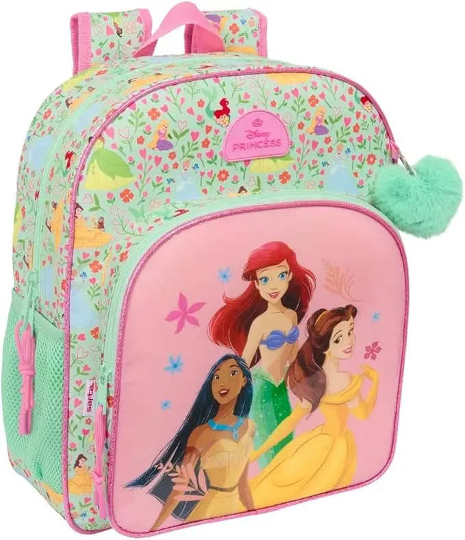 Mochila Junior Adaptable a Carro Princesas Disney "Bloom"