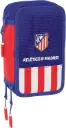 Estuche Plumier Triple 37 Piezas Atlético De Madrid