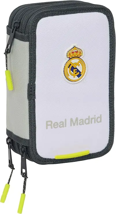 Estuche Plumier Triple 37 Piezas Real Madrid Equipación 25/26