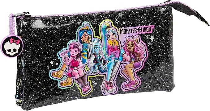 Estuche Portatodo Triple Monster High