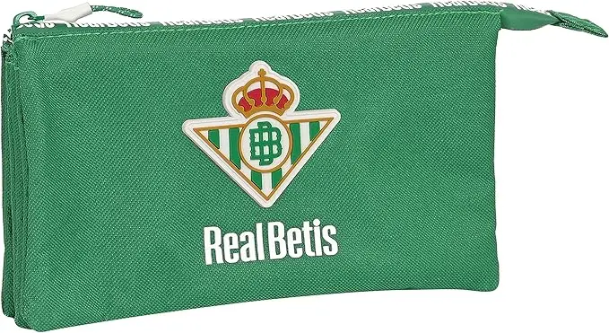 Estuche Portatodo Triple Reciclado Real Betis Balompié