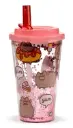 Vaso Plástico Inastillable Gato Pusheen Glotón