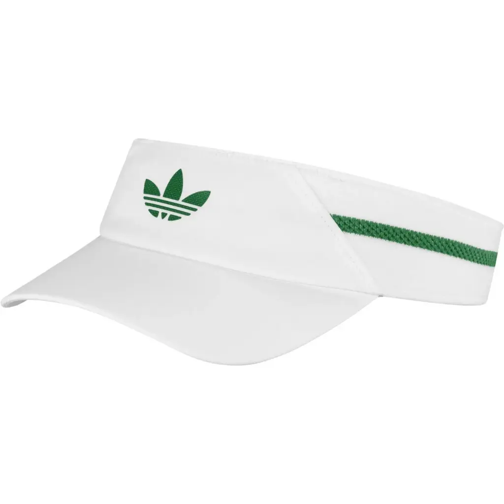 Visera adidas Tenis Climacool Original Logo Blanco/Verde