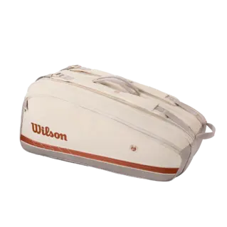 Raquetero Wilson Roland Garros Super Tour Cream 9 Raquetas 2025