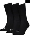 Calcetines Puma Cushioned Next Crew 3 pares Negro