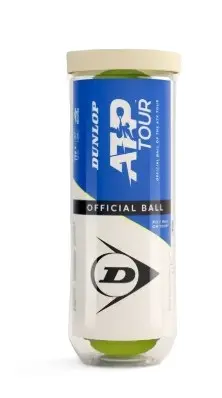 Pelotas Tenis Dunlop ATP TOUR B3 1 Bote de 3 pelotas