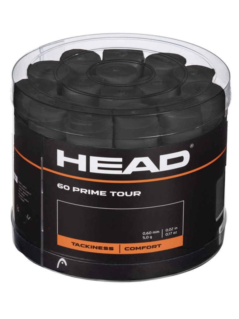 Overgrips Head Prime Tour Tarro 60 Negro