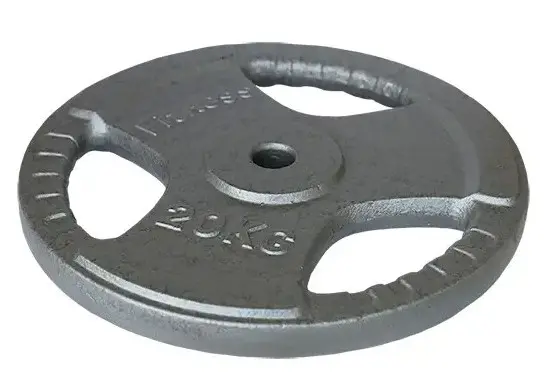 Disco Hierro Fitness para Pesas con Agarre 20 kg