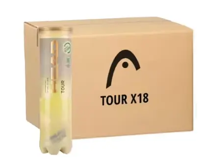 Pelotas Tenis Head Tour B4 18 Botes de 4 Pelotas
