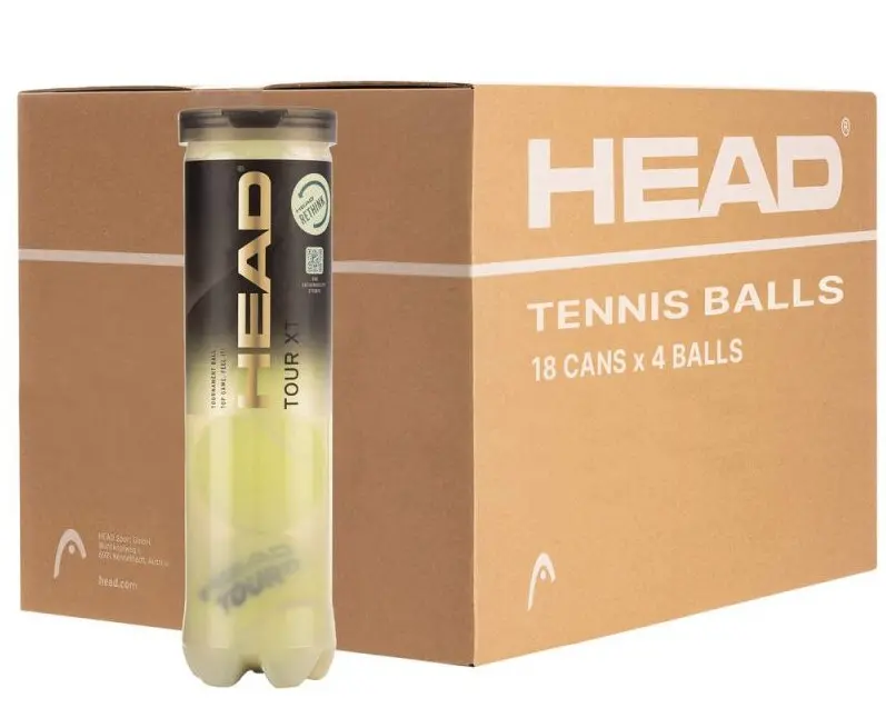 Pelotas Tenis Head Tour XT B4 18 Botes de 4 pelotas
