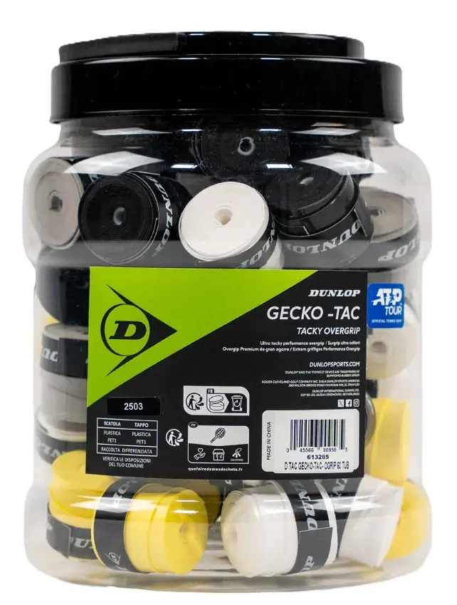 Overgrips Dunlop GECKO-TAC Pack 60 surtidos