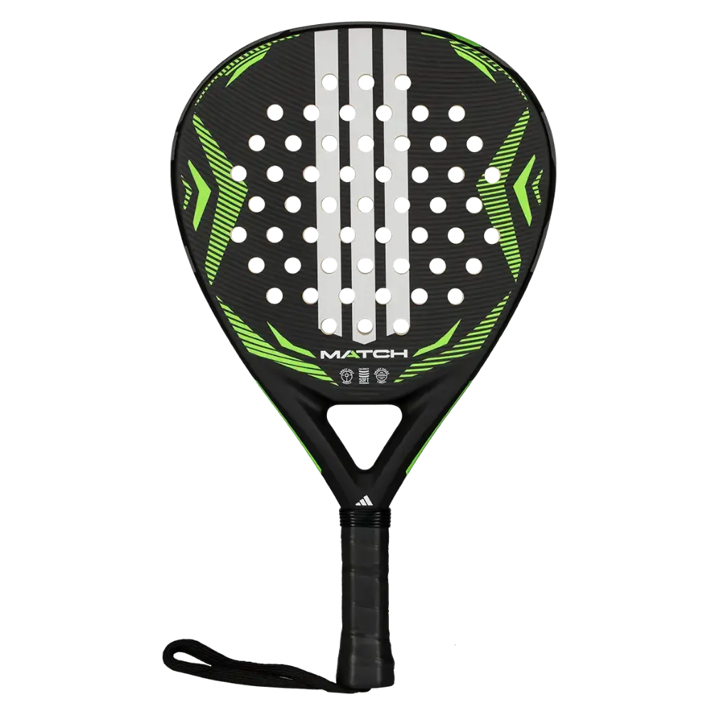 Pala Pádel adidas Match Black/Green 2026