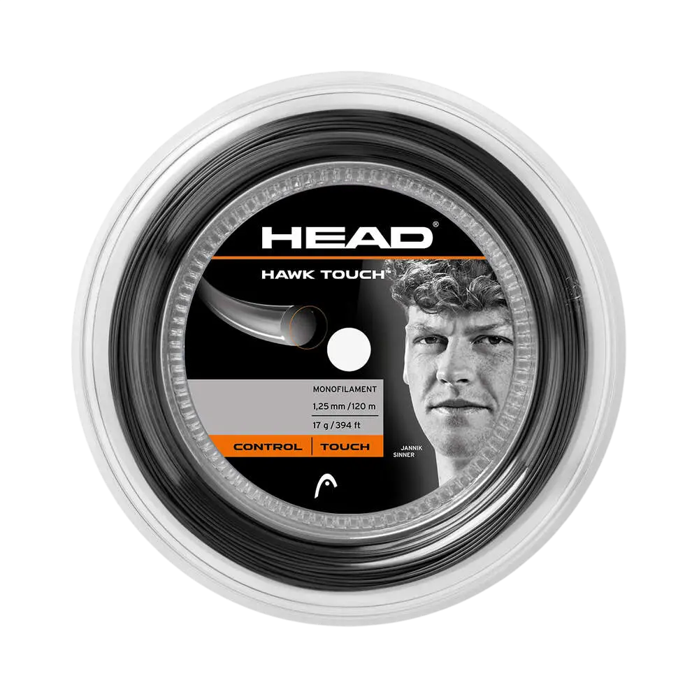 Cordaje Tenis Head Hawk Touch Bobina 120m Antracita