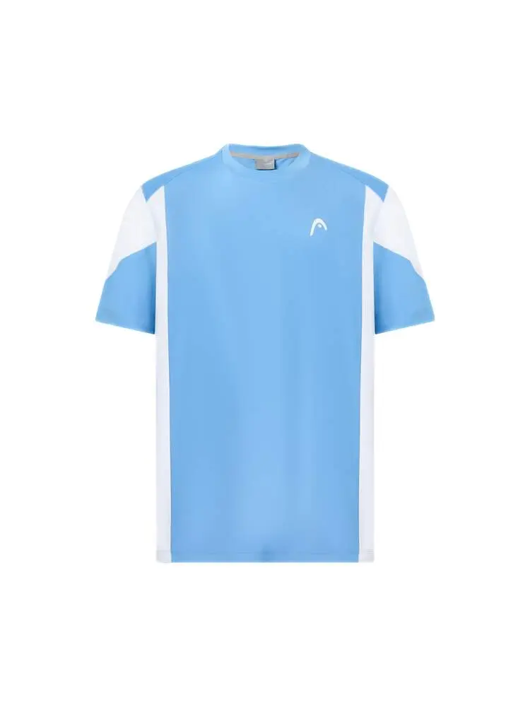 Camiseta Head Slice Hombre Azul/Blanco