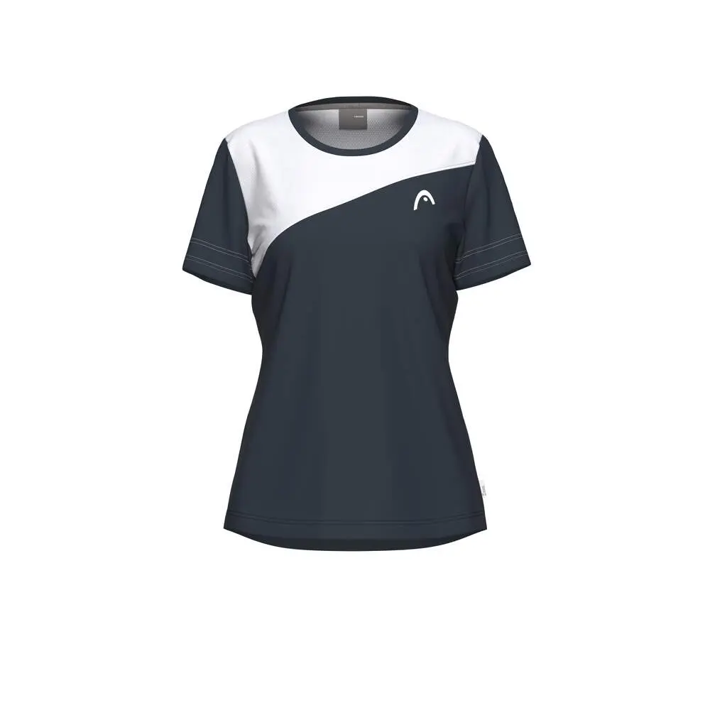 Camiseta Head Tie-Break Mujer Marino/Blanco