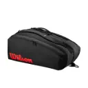 Raquetero Wilson Clash V3 15 Raquetas Negro/Rojo