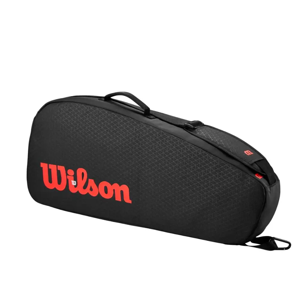 Raquetero Wilson Clash V3 3 Raquetas Negro/Rojo
