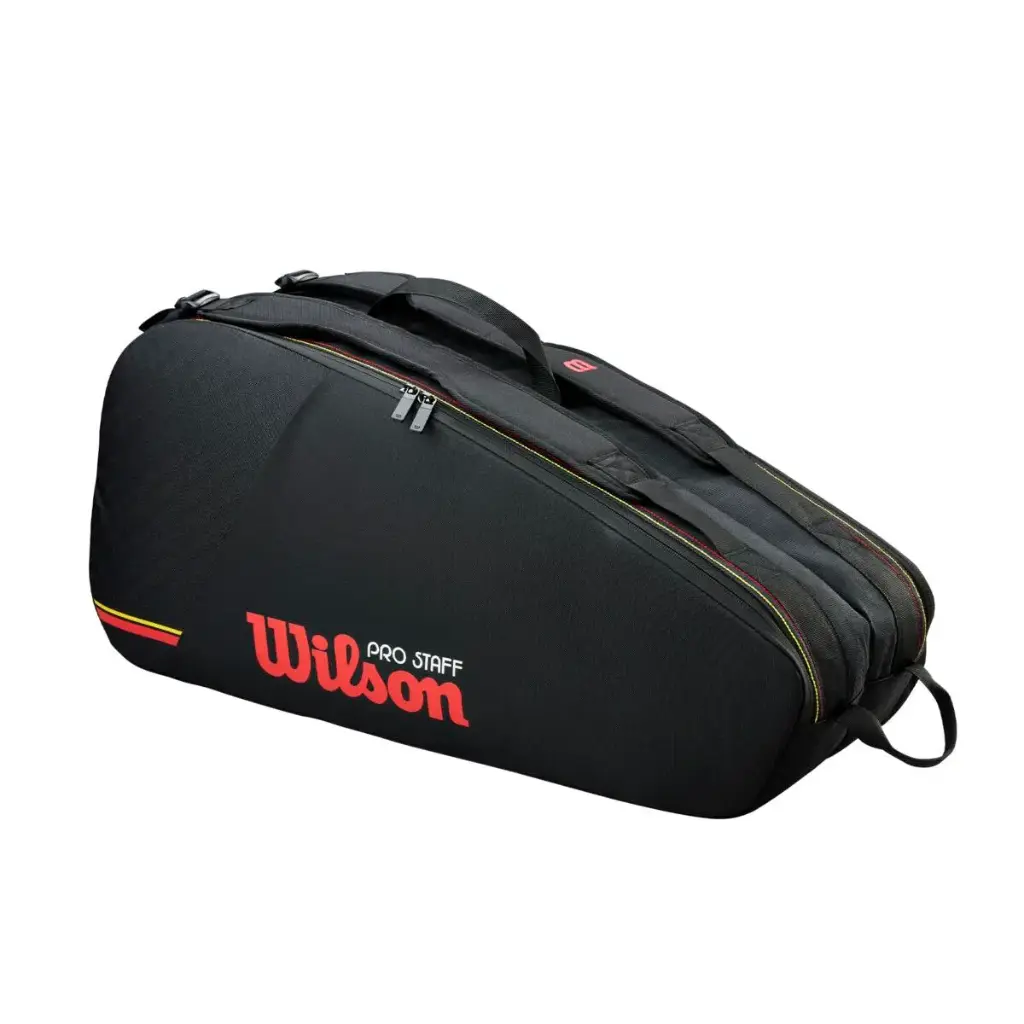 Raquetero Wilson Pro Staff Classic 6 Raquetas Negro