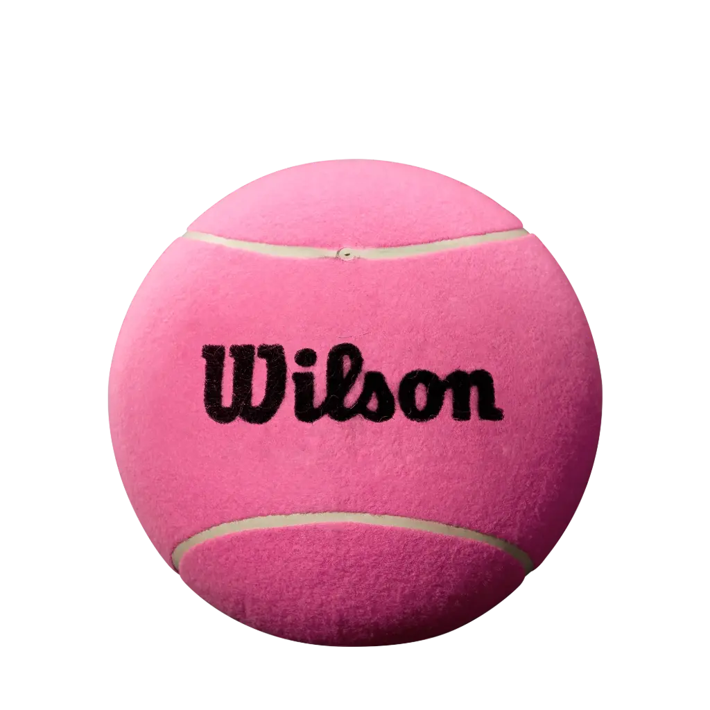Pelota Wilson Roland Garros Jumbo Rosa 9 pulgadas