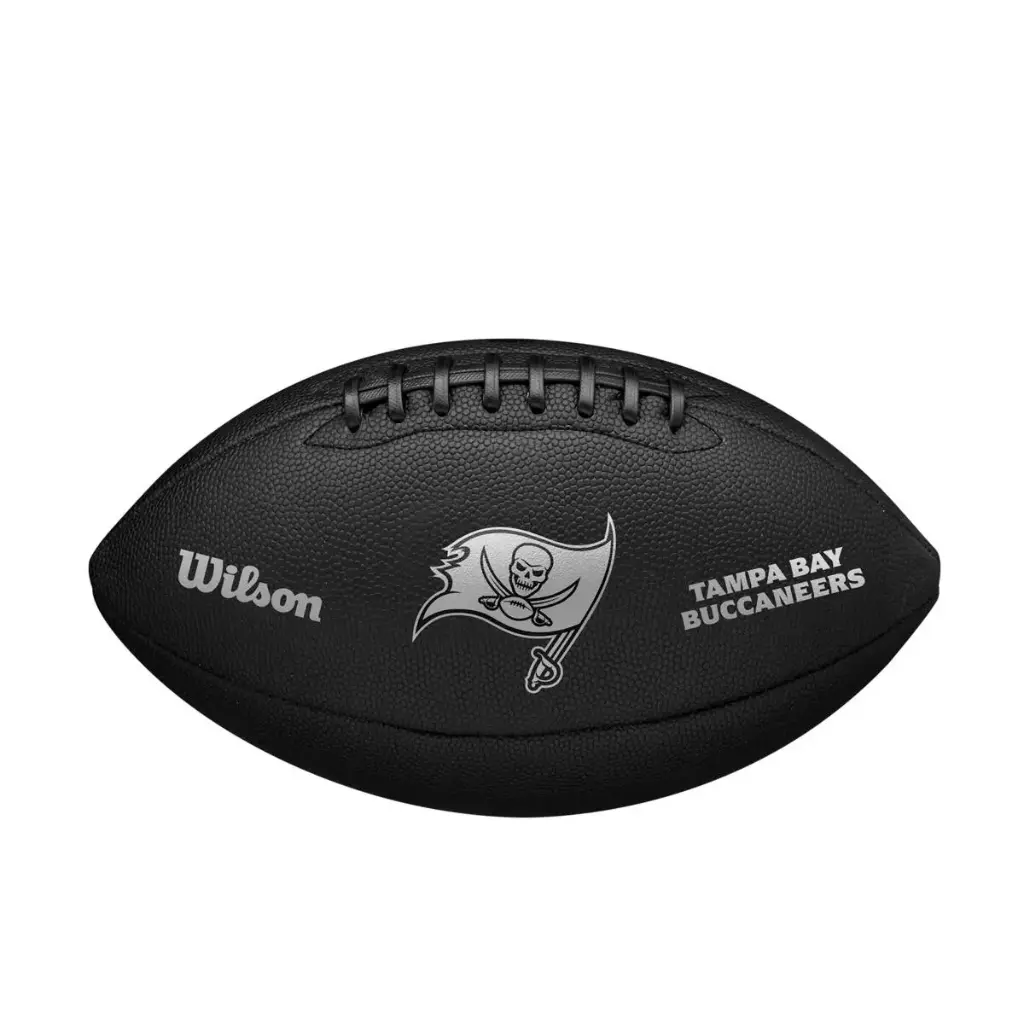 Balón Fútbol Americano Wilson Nfl Team Metallic Premiere Tampa Bay Buccaneers Official Negro