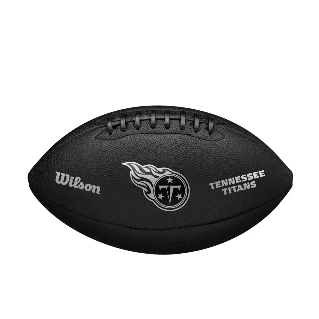 Balón Fútbol Americano Wilson Nfl Team Metallic Premiere Tennessee Titans Official Negro
