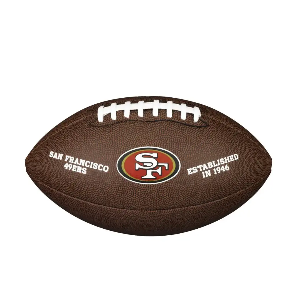 Balón Fútbol Americano Wilson Nfl Team Backyard Legend San Francisco 49er Official