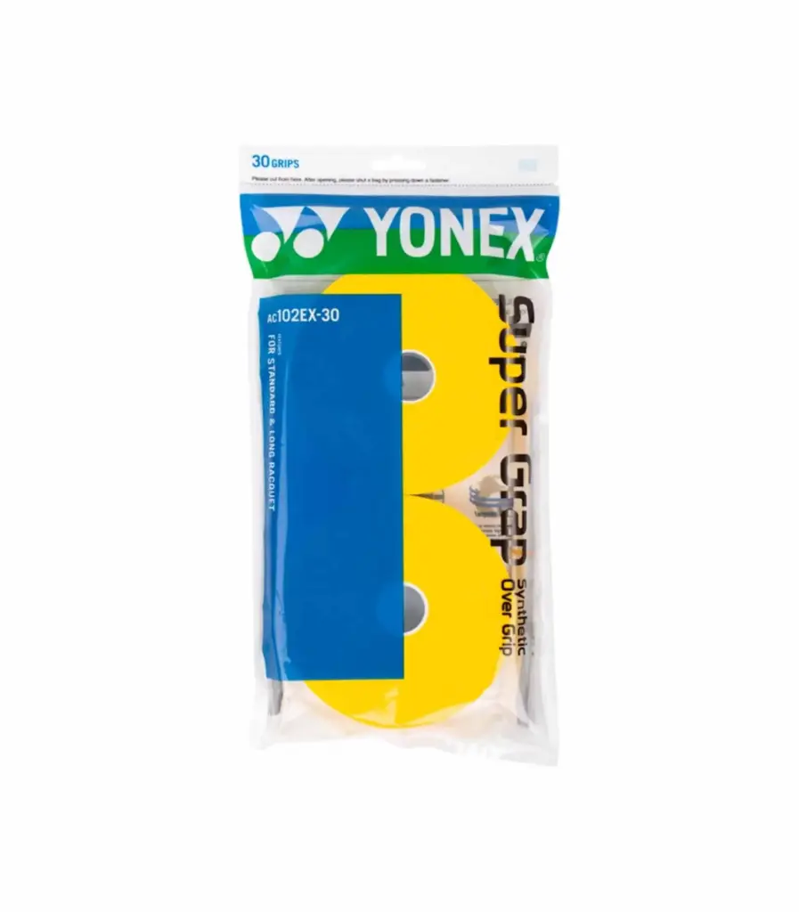 Overgrips Yonex Liso 30 unidades Amarillo