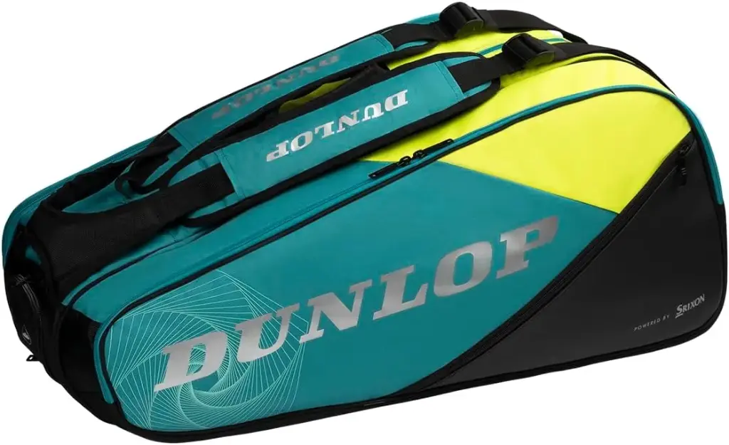 Raquetero Dunlop SX-PERFORMANCE 12 Raquetas Verde/Negro/Amarillo