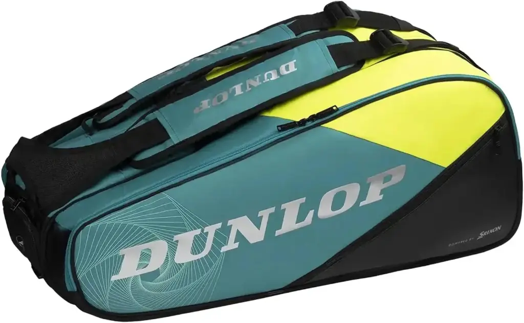 Raquetero Dunlop X-PERFORMANCE 8 Raquetas Verde/Negro/Amarillo