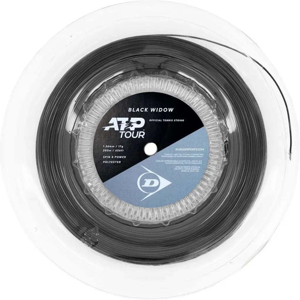 Cordaje Dunlop Black Widow Negro Bobina 200m