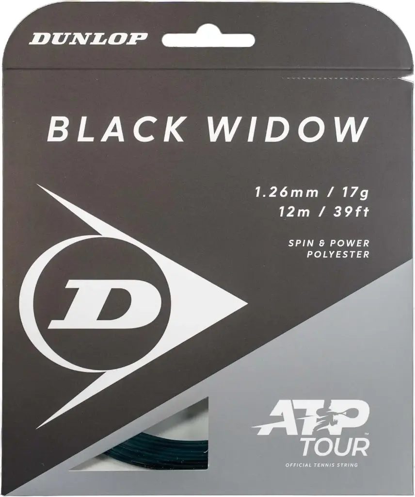 Cordaje Dunlop BLACK WIDOW Set 12m Negro 