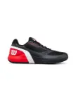 Zapatillas Wilson Rush Pro 5 Clay Negro/Rojo