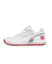 Zapatillas Wilson Rush Pro 5 Hombre Blanco/Rojo