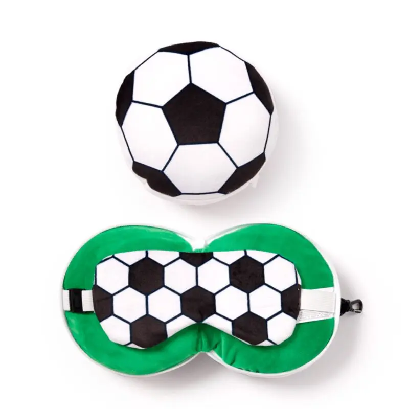 Almohada de Viaje con Antifaz Relaxeazzz Fútbol