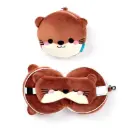 Almohada de Viaje con Antifaz Relaxeazzz Adoramals Henry la Nutria