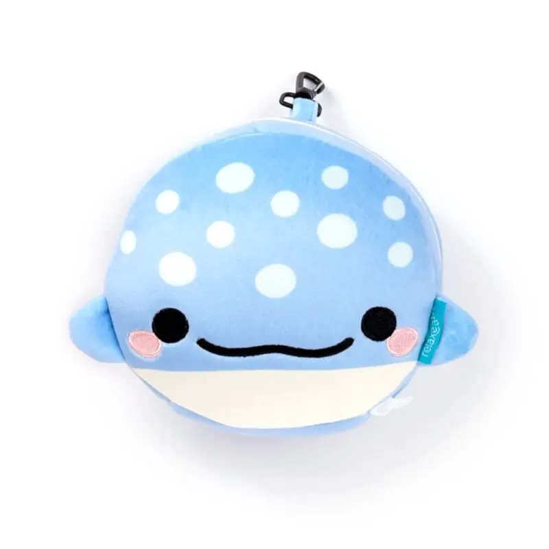 Almohada de Viaje con Antifaz Relaxeazzz Adoramals Aoi el Tiburón Ballena