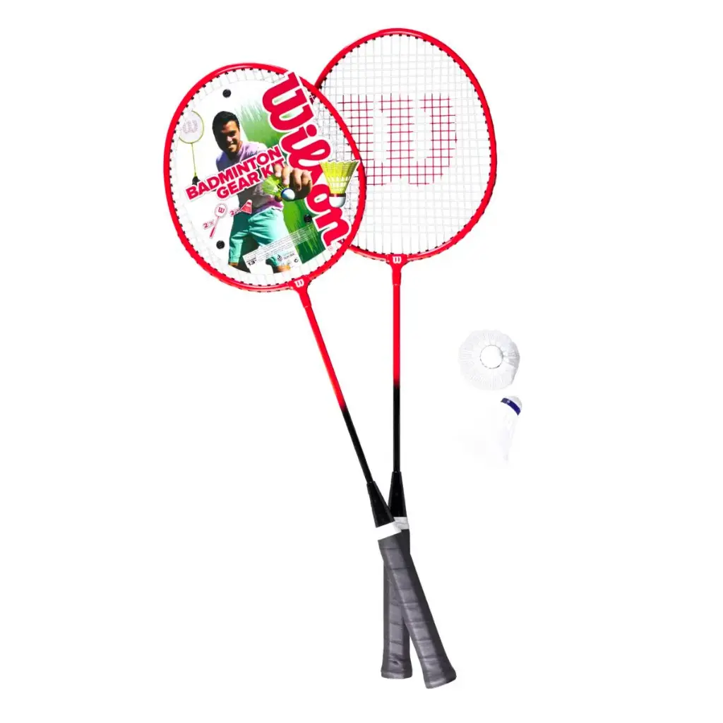 Set Badminton Wilson 2 Raquetas 1 Volante V2