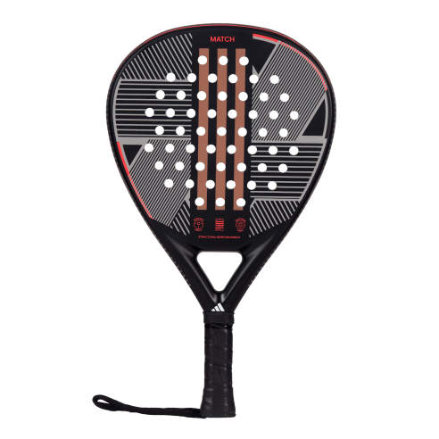 Pala Pádel adidas Match 3.3 Black/Red 2024