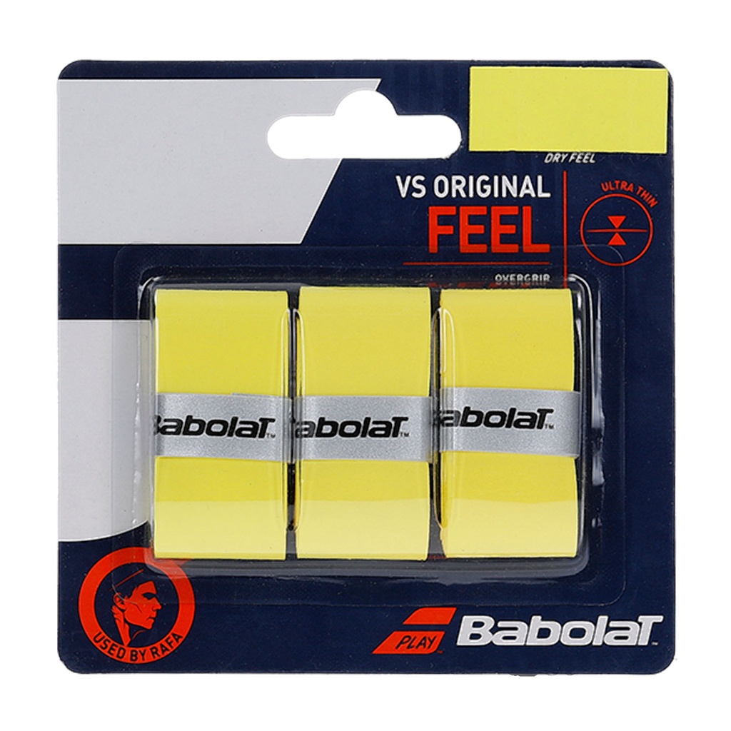 Overgrips Babolat VS Original Feel 3u Amarillo